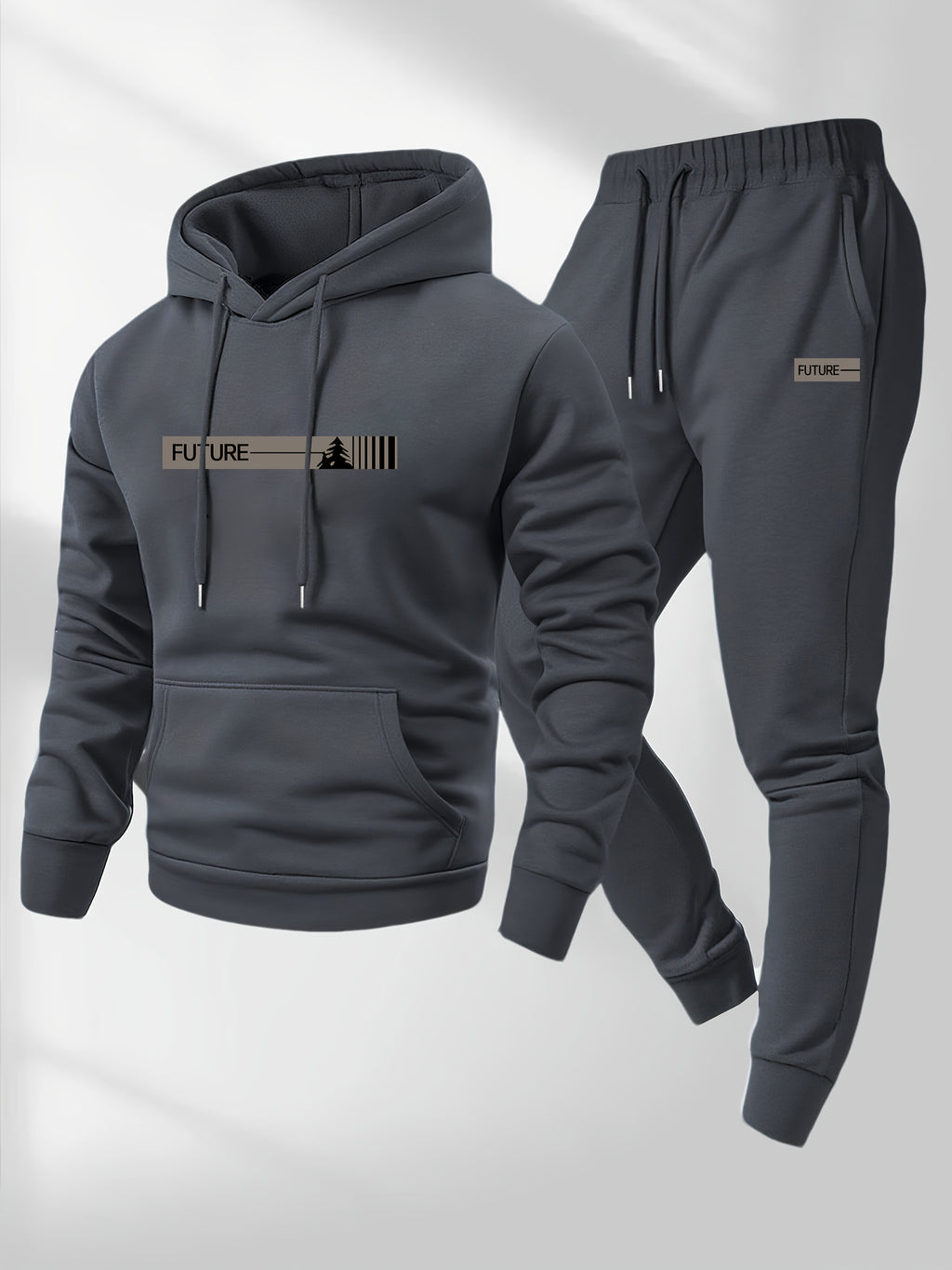 Men'S 2pcs Set, Casual Crew Neck Long Sleeve Hooded Sweatshirt And Sweatpants Suit, Suitable for Winter And Autumn, Sportswear Suit, Sweater Hoodie, Sports Top, Jogging Pants, Sweatpants, Hoodie, Sweatshirt, Pants, Hooded Top, Sports Pants Cole Hampton