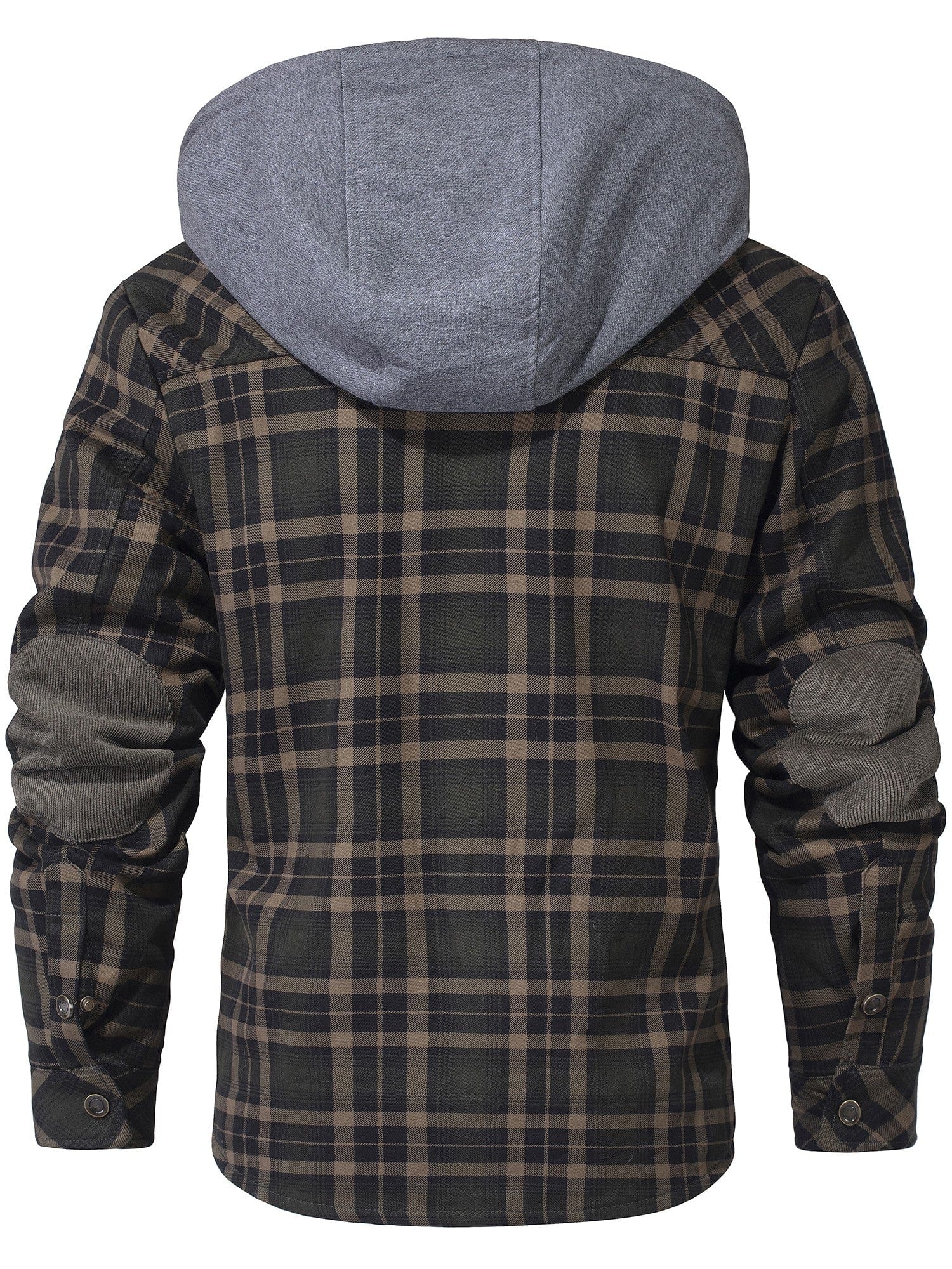 Woodland Jacket – Men's Hooded Flannel Shirt Jacket – Sherpa-Lined Plaid Cole Hampton