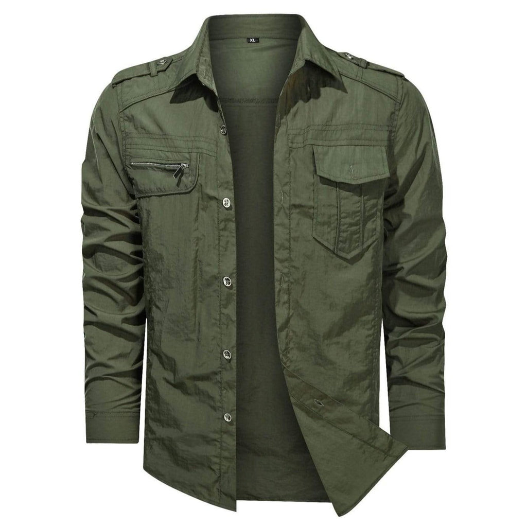 Soft Shell Shirt – Men's Softshell Overshirt Jacket – Weather-Resistant Cole Hampton