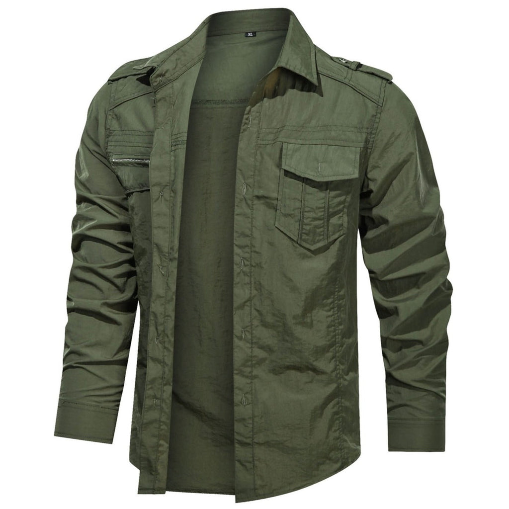 Soft Shell Shirt – Men's Softshell Overshirt Jacket – Weather-Resistant Cole Hampton