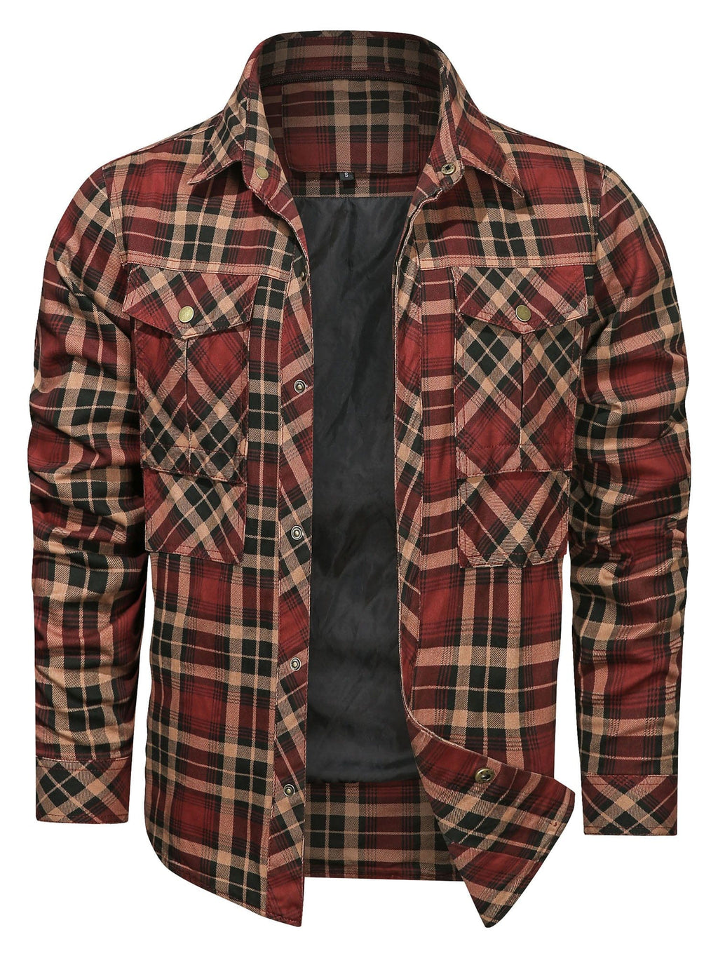 Hooded Flannel Jacket (4 Designs) Cole Hampton
