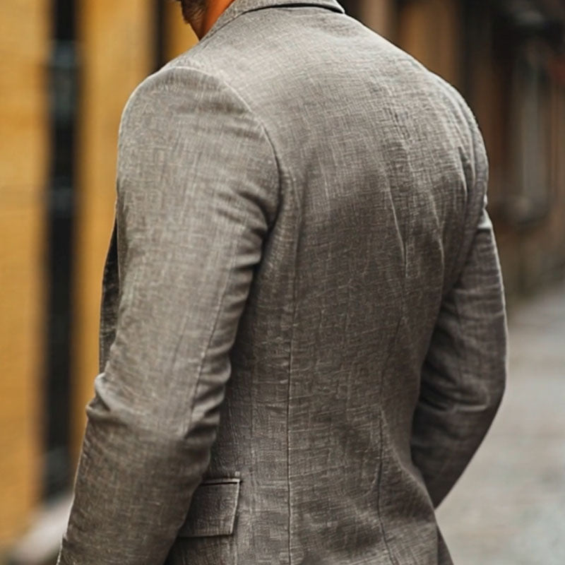 Dino | Men's Single-Breasted Cotton Linen Blazer Cole Hampton