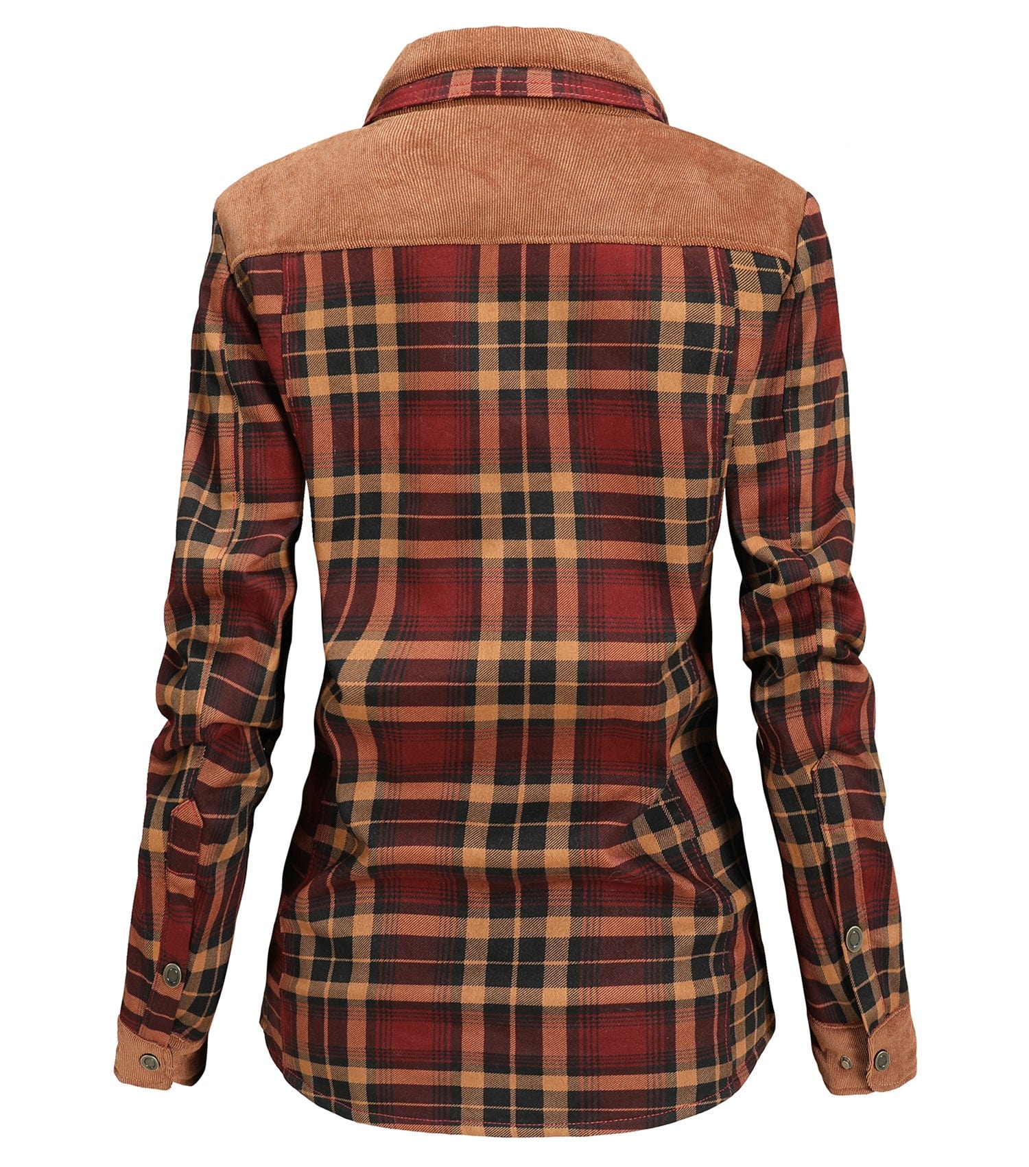 Women's Wanderer Jacket – Flannel Shirt Jacket – Faux Fur-Lined Plaid Cole Hampton
