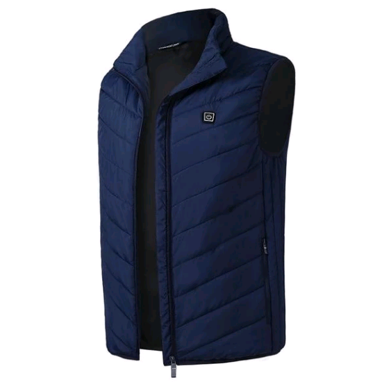 High Voltage Down Vest – Men's Heated Puffer Vest – USB Battery Powered Cole Hampton