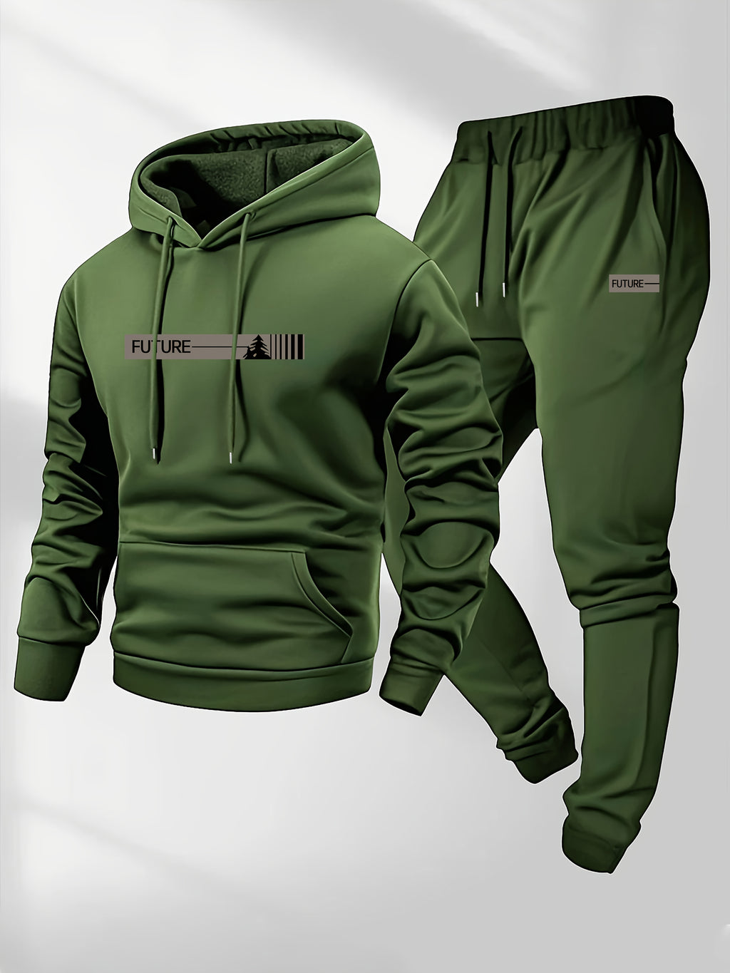 Men'S 2pcs Set, Casual Crew Neck Long Sleeve Hooded Sweatshirt And Sweatpants Suit, Suitable for Winter And Autumn, Sportswear Suit, Sweater Hoodie, Sports Top, Jogging Pants, Sweatpants, Hoodie, Sweatshirt, Pants, Hooded Top, Sports Pants Cole Hampton