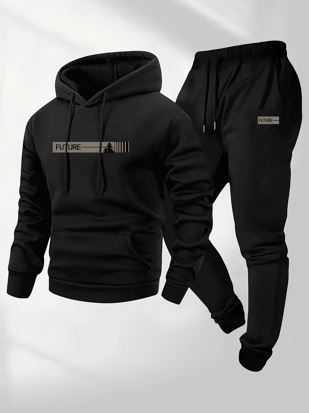 Men'S 2pcs Set, Casual Crew Neck Long Sleeve Hooded Sweatshirt And Sweatpants Suit, Suitable for Winter And Autumn, Sportswear Suit, Sweater Hoodie, Sports Top, Jogging Pants, Sweatpants, Hoodie, Sweatshirt, Pants, Hooded Top, Sports Pants Cole Hampton
