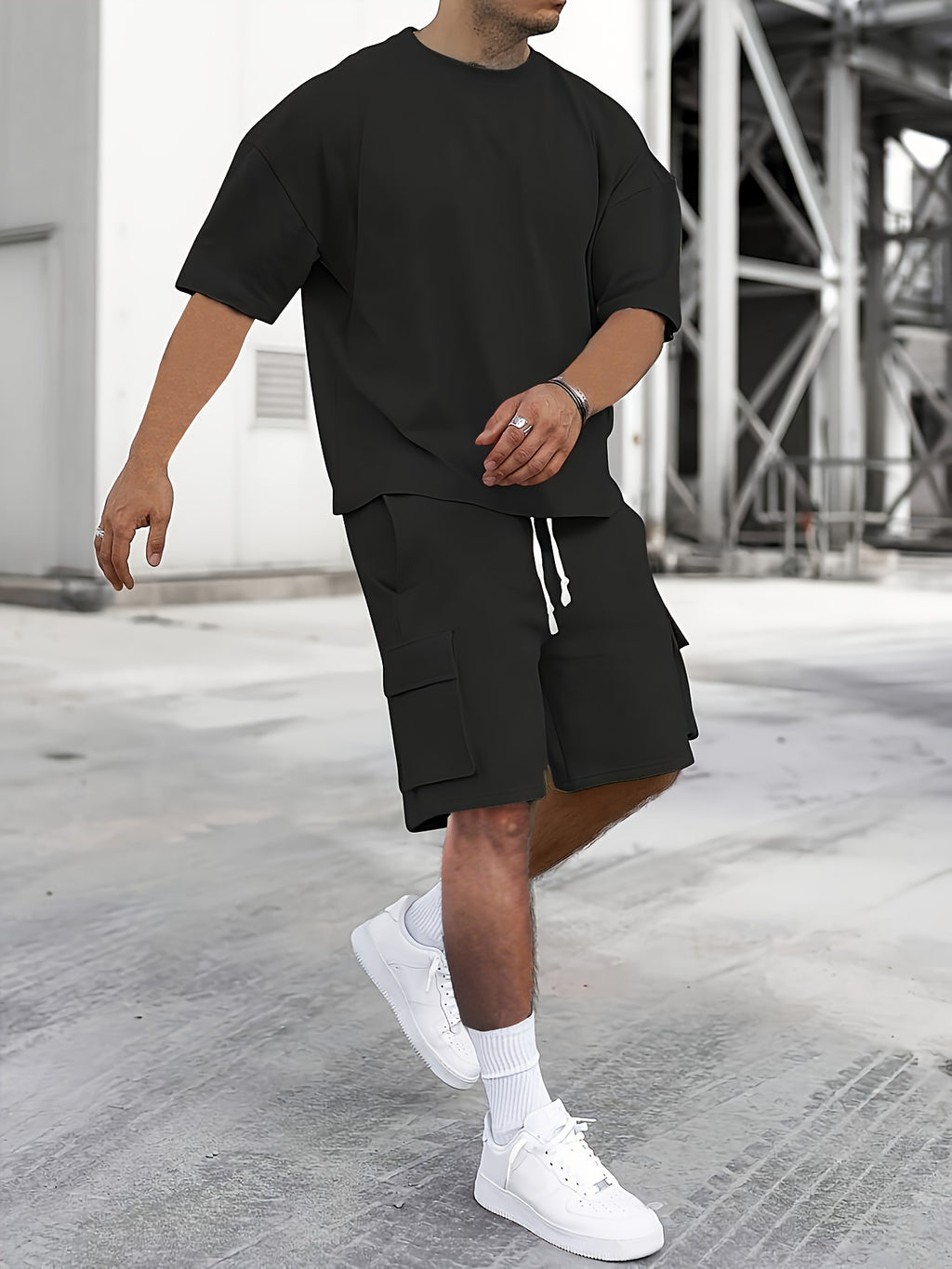 Men's Sport Casual Shorts Set Cole Hampton