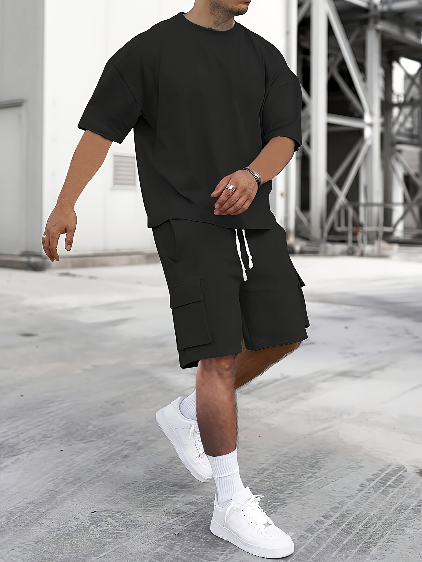Men's Sport Casual Shorts Set Cole Hampton