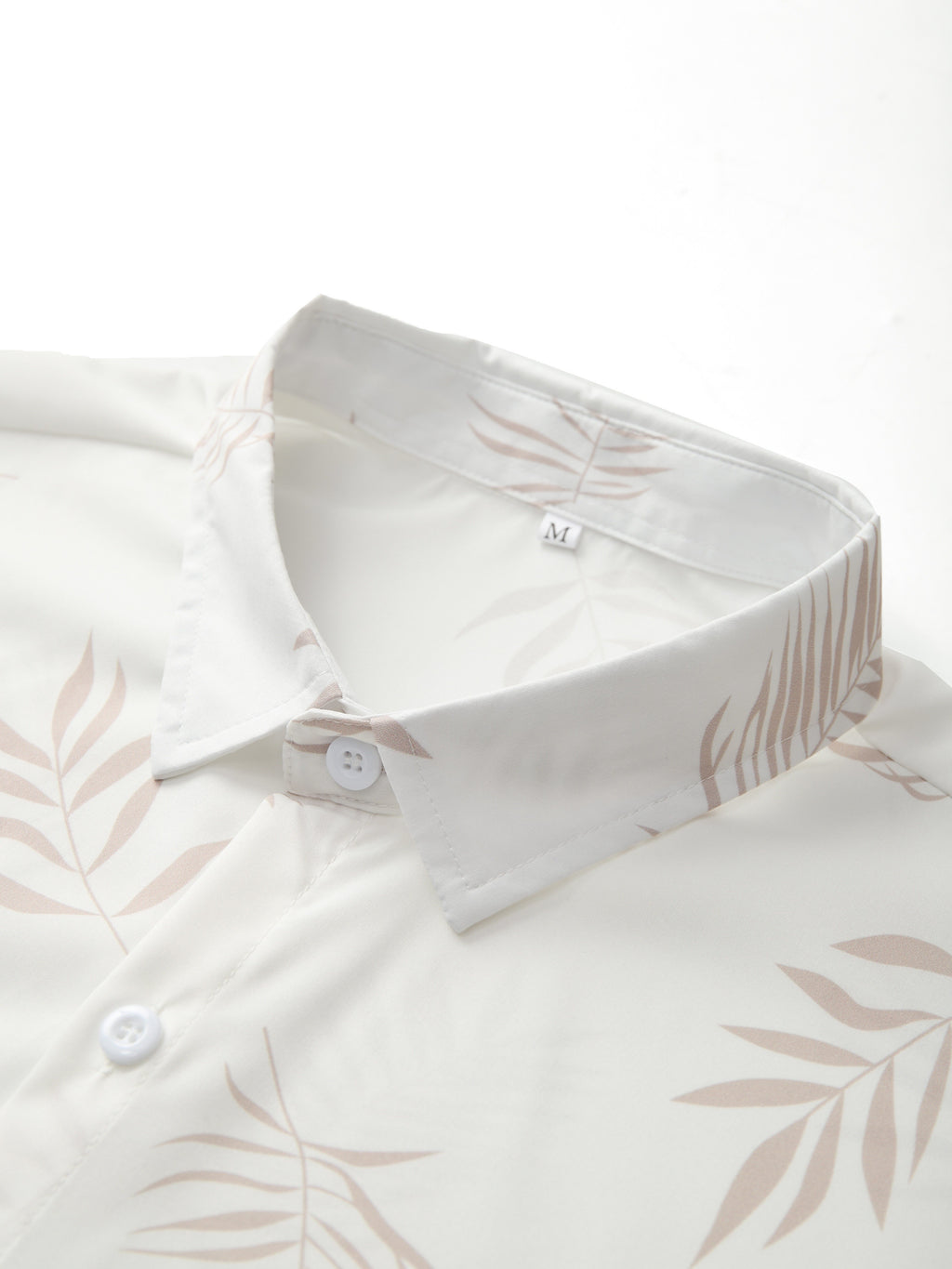 Men'S Two-Piece Set Featuring a Leaf Print Button-Up Shirt And Drawstring Casual Shorts, Perfect for Relaxed Summer Wear Cole Hampton