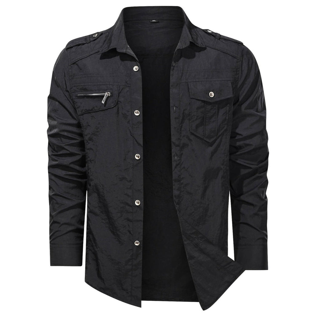 Soft Shell Shirt – Men's Softshell Overshirt Jacket – Weather-Resistant Cole Hampton