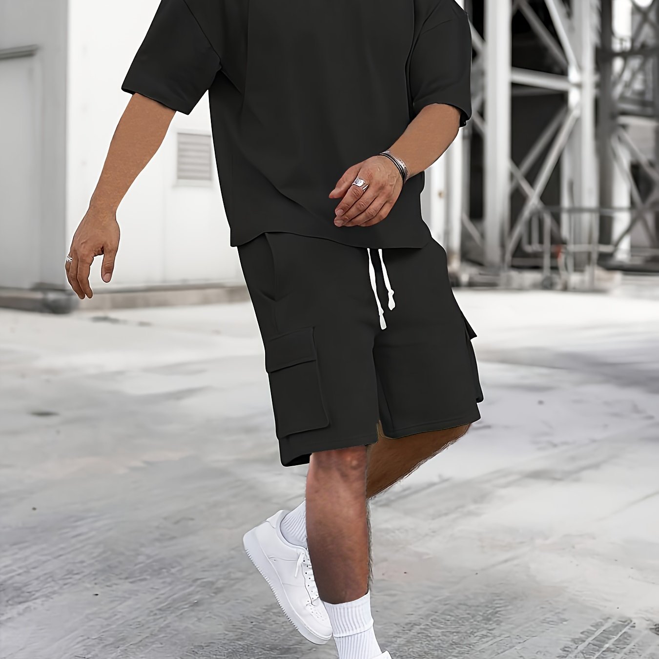 Men's Sport Casual Shorts Set Cole Hampton