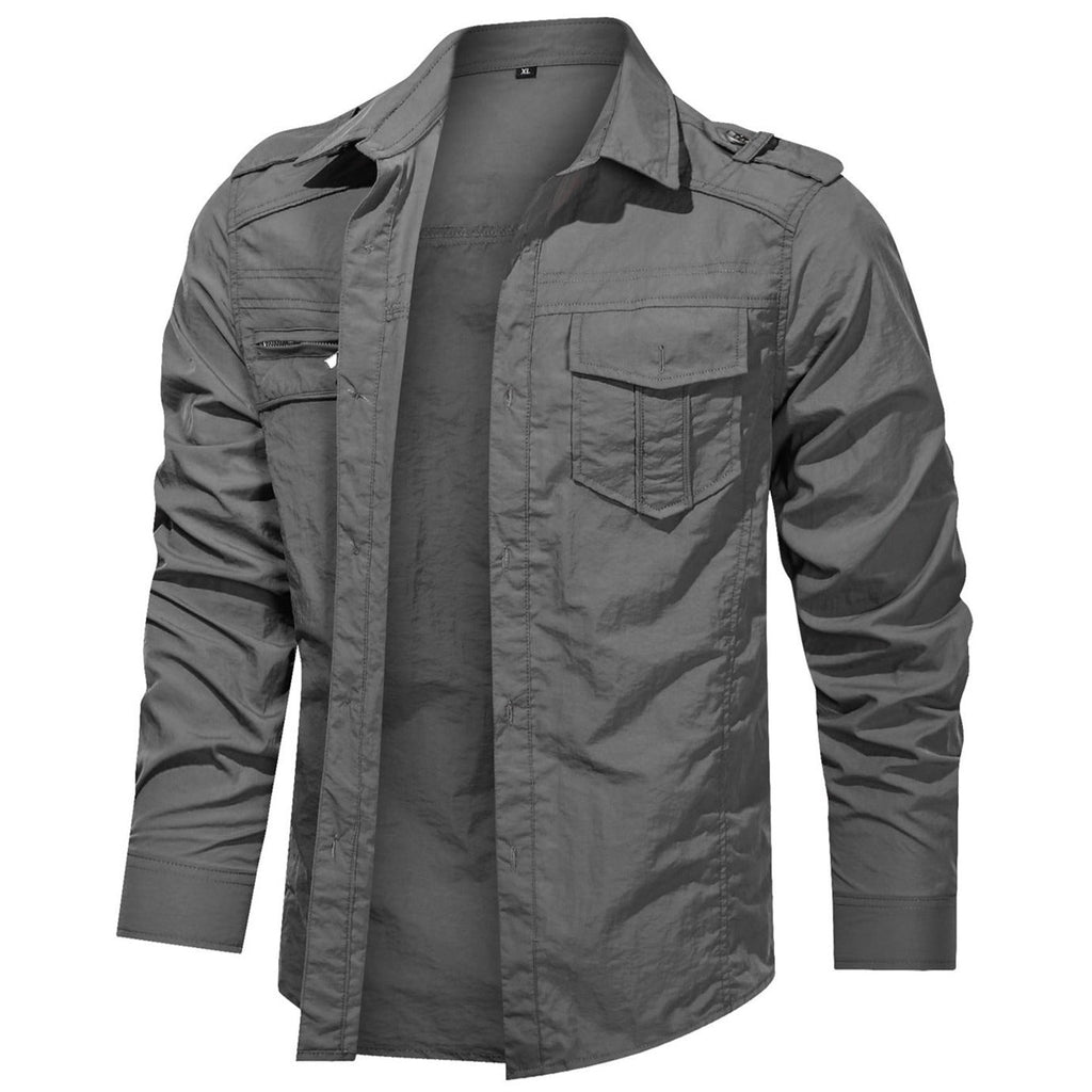Soft Shell Shirt – Men's Softshell Overshirt Jacket – Weather-Resistant Cole Hampton