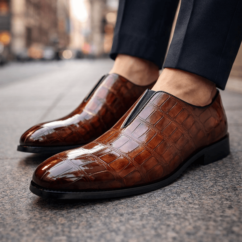 Selvor Leather Loafers