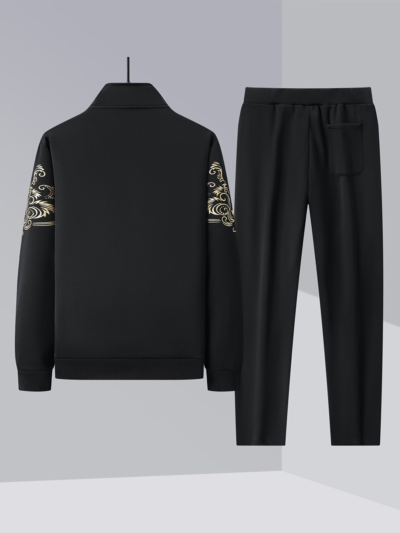Spring And Autumn Style Men'S Zipper Open Cardigan Sports Suit Cole Hampton