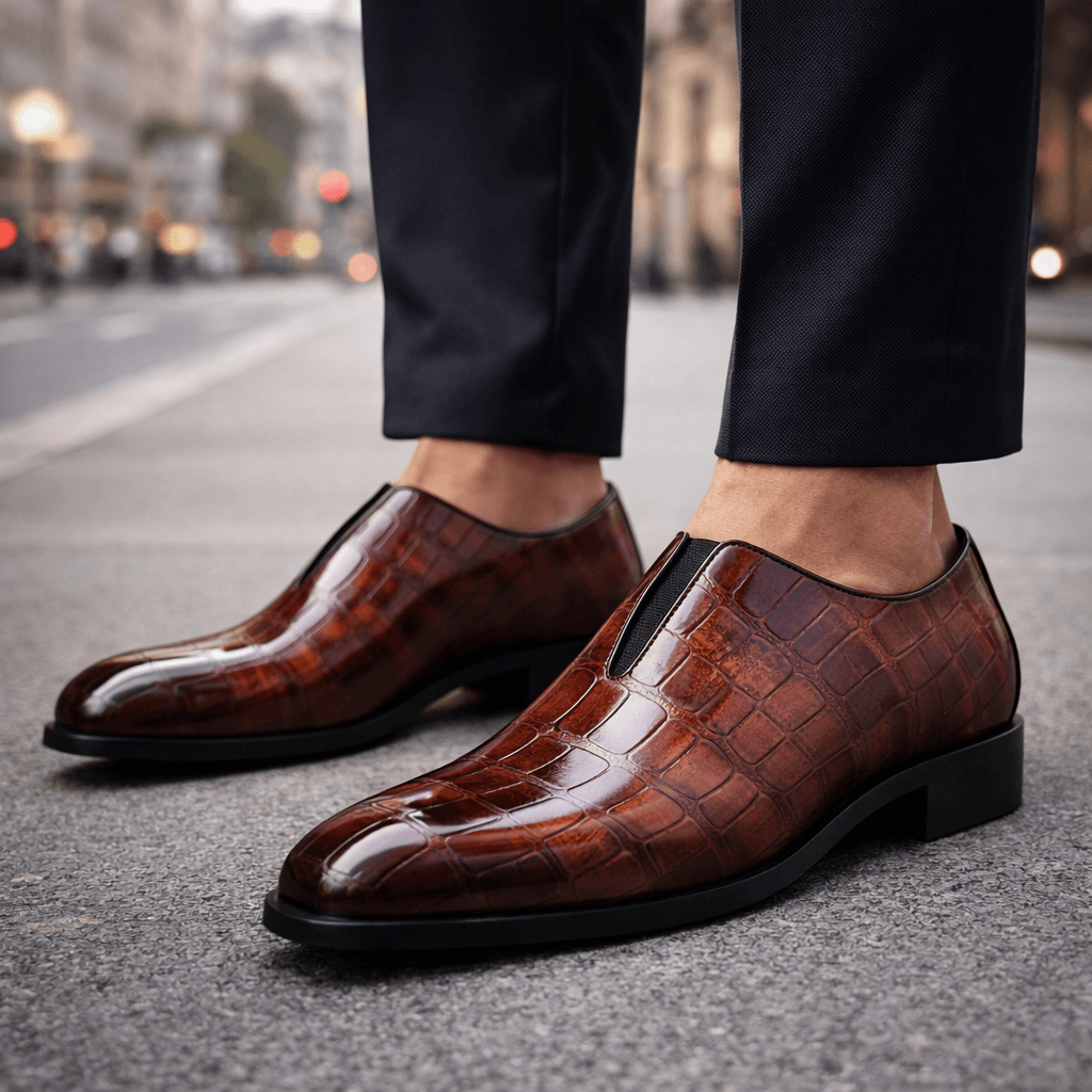 Selvor Leather Loafers