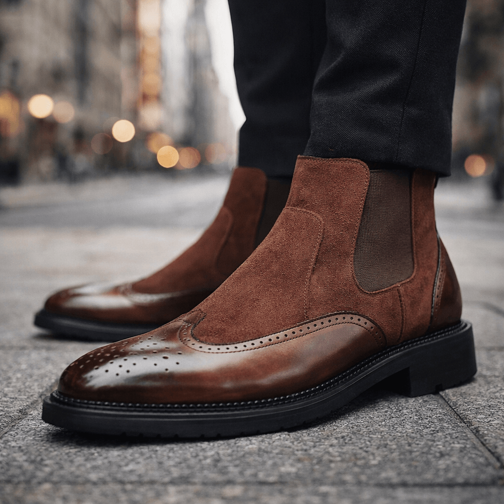 Ravello Suede Leather Boots