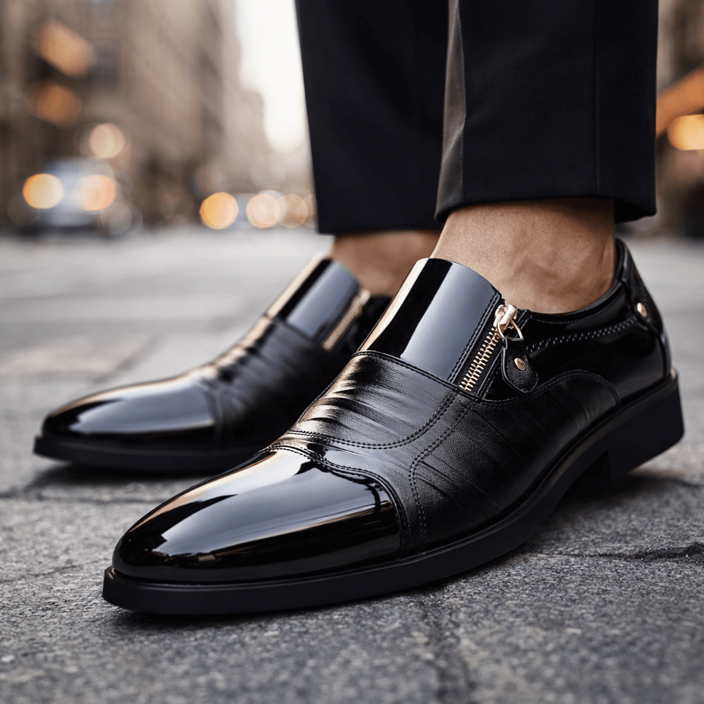 Maron Leather Loafers