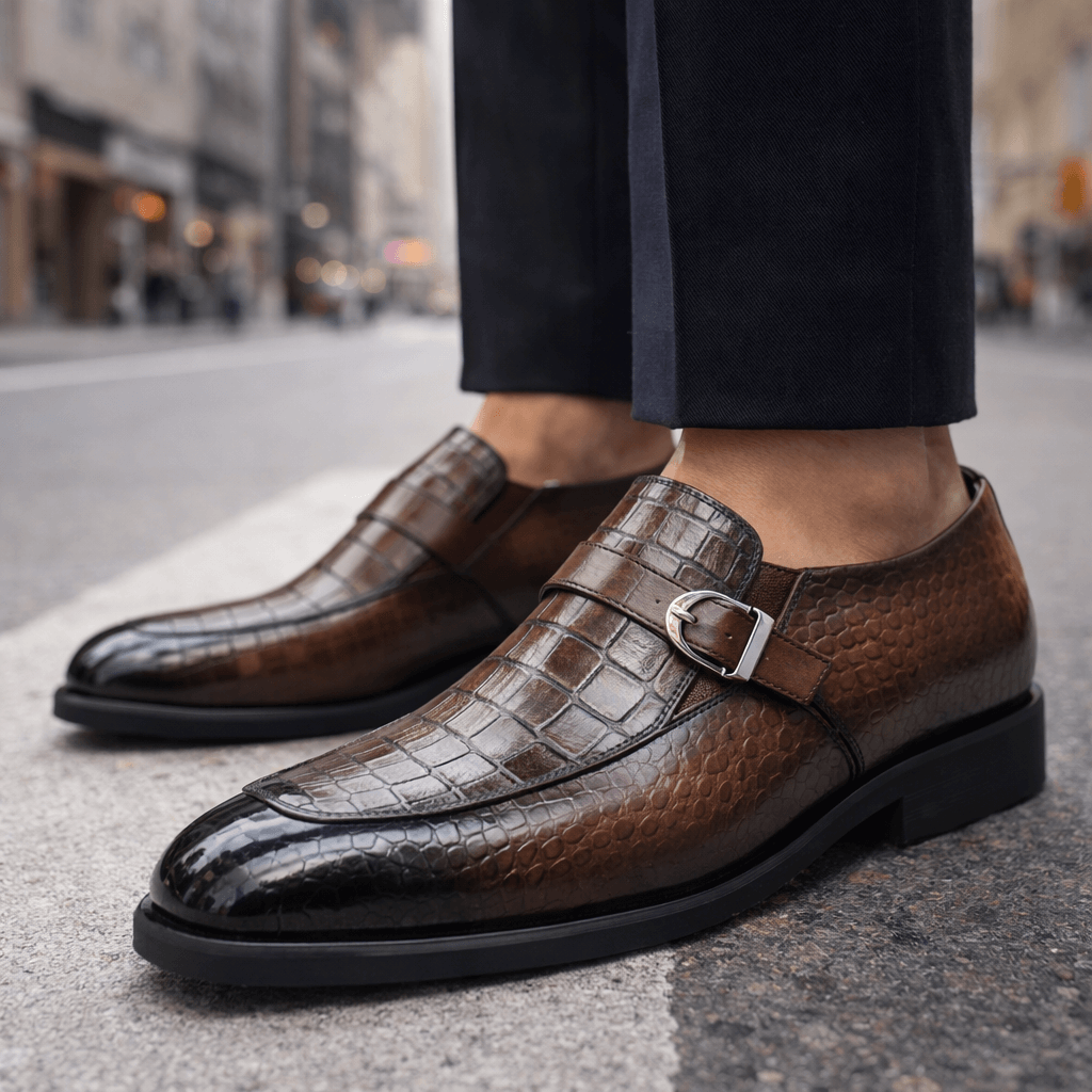 Elvano Leather Loafers