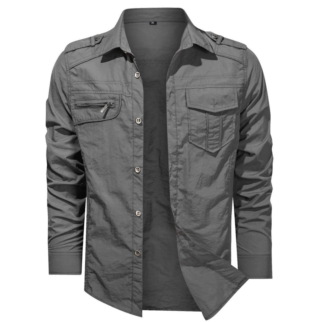 Soft Shell Shirt – Men's Softshell Overshirt Jacket – Weather-Resistant Cole Hampton