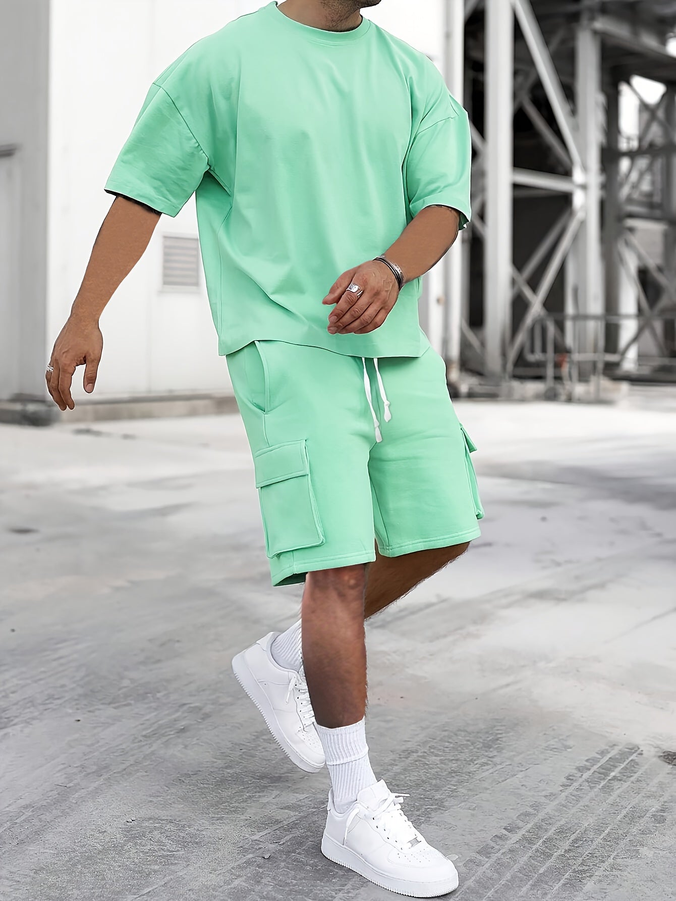 Men's Sport Casual Shorts Set Cole Hampton