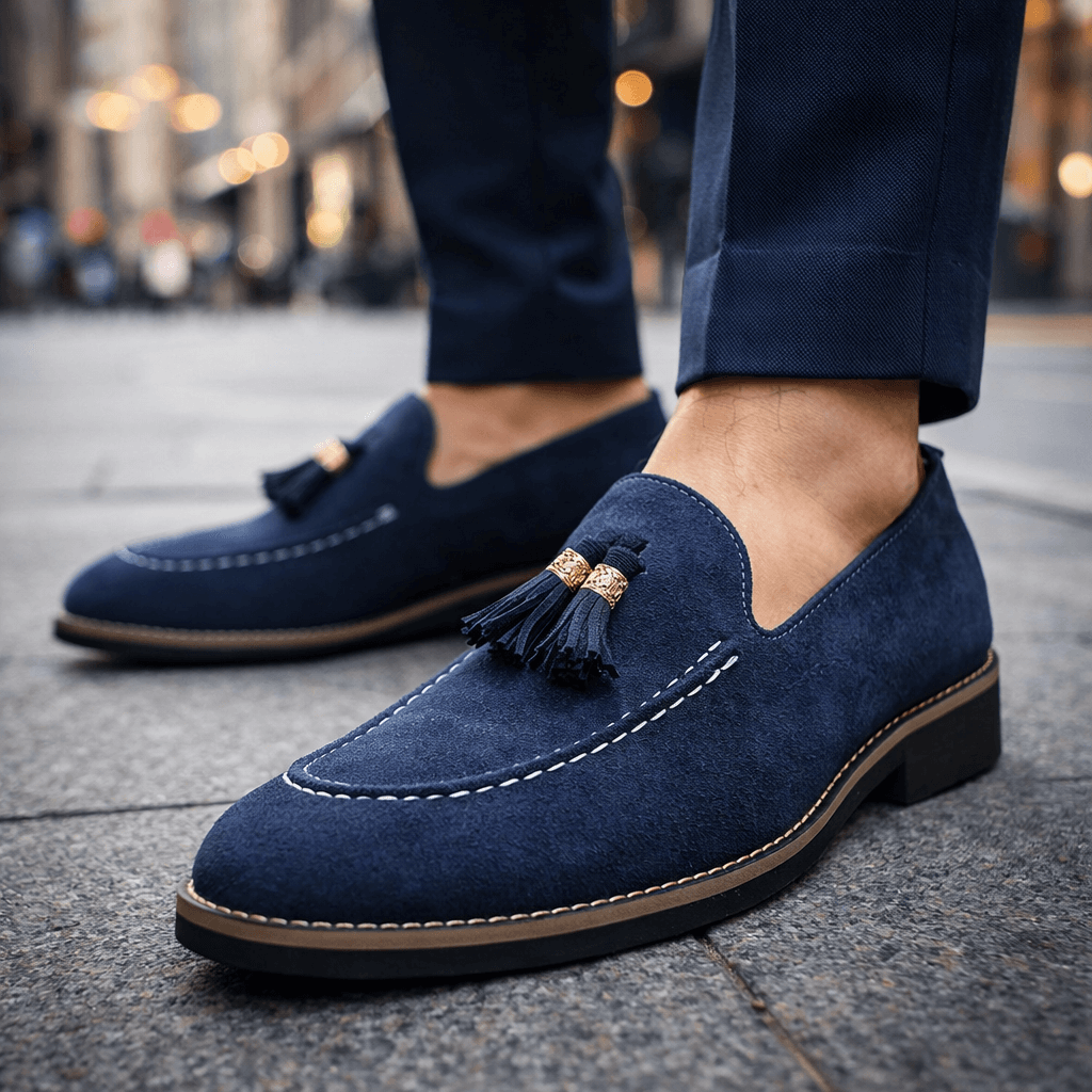 Harlow Suede Tassel Loafers