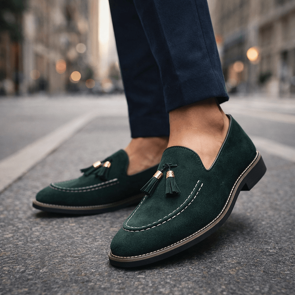 Harlow Suede Tassel Loafers