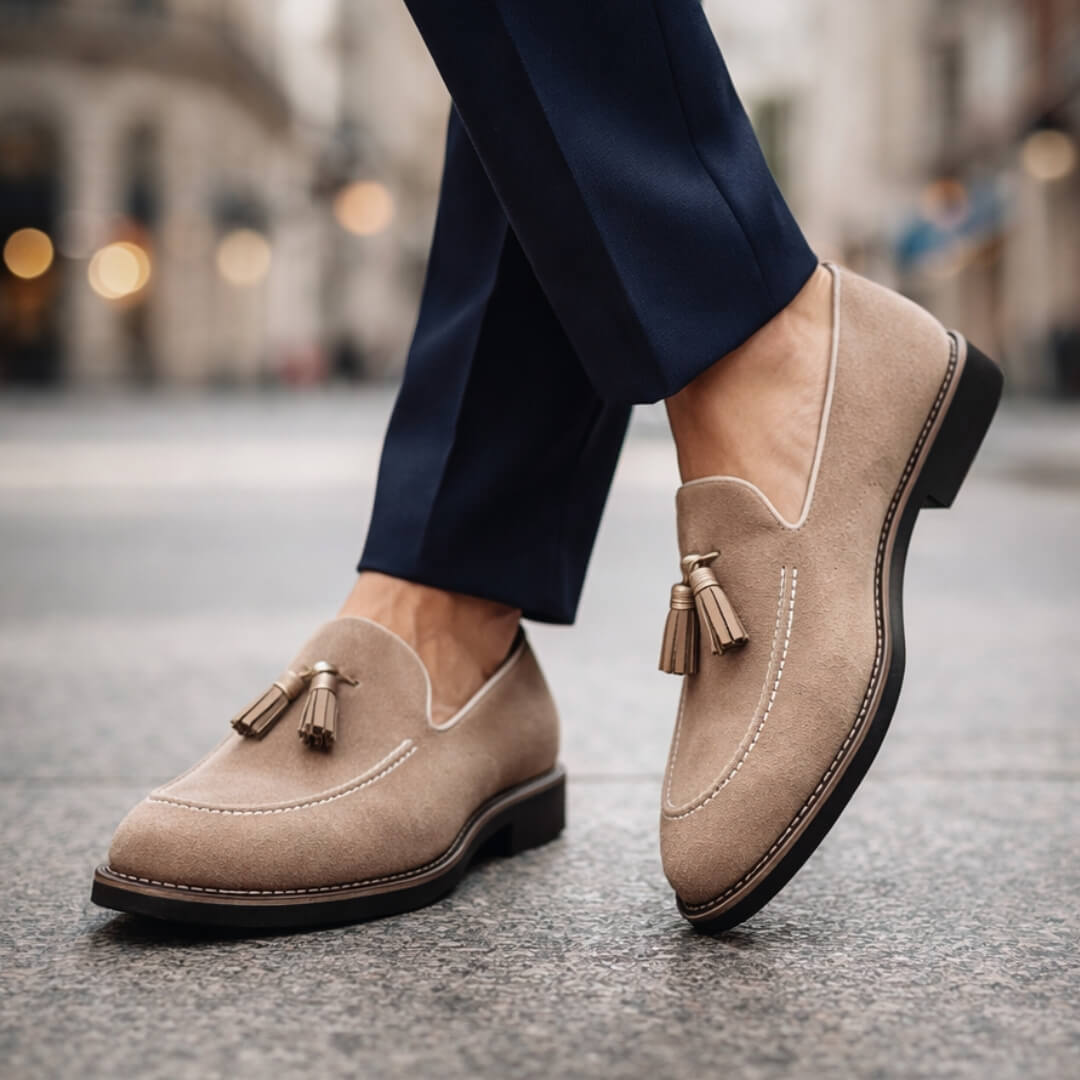 Harlow Suede Tassel Loafers