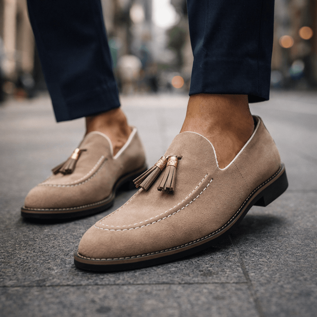 Harlow Suede Tassel Loafers