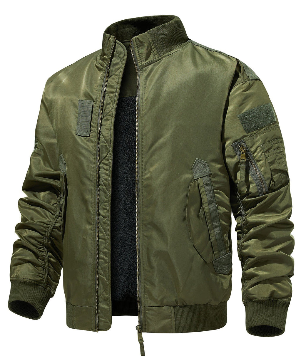 Vanguard Bomber Jacket – Men's Military Bomber – Tactical Pocket Windbreaker Cole Hampton