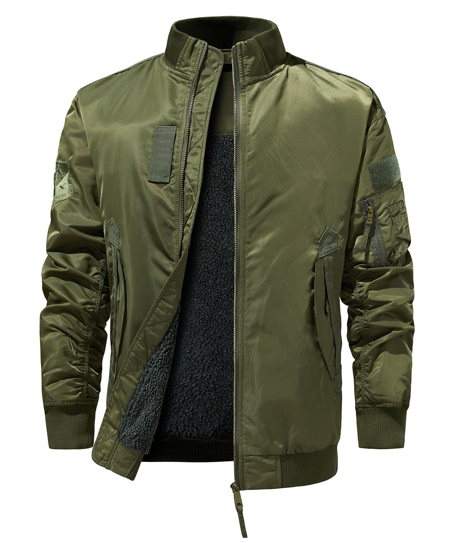 Vanguard Bomber Jacket – Men's Military Bomber – Tactical Pocket Windbreaker Cole Hampton