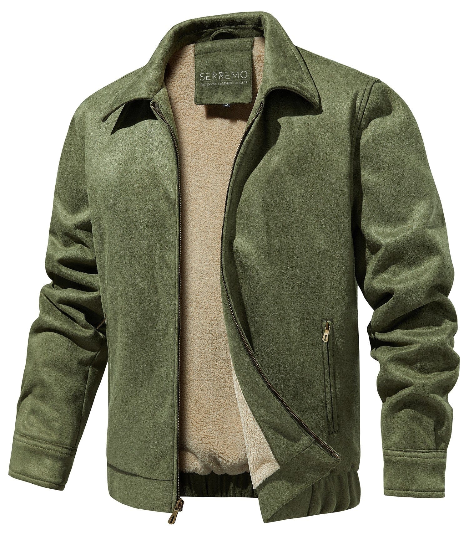 Ranger Jacket – Men's Fleece-Lined Jacket – Stand Collar Warm Cole Hampton