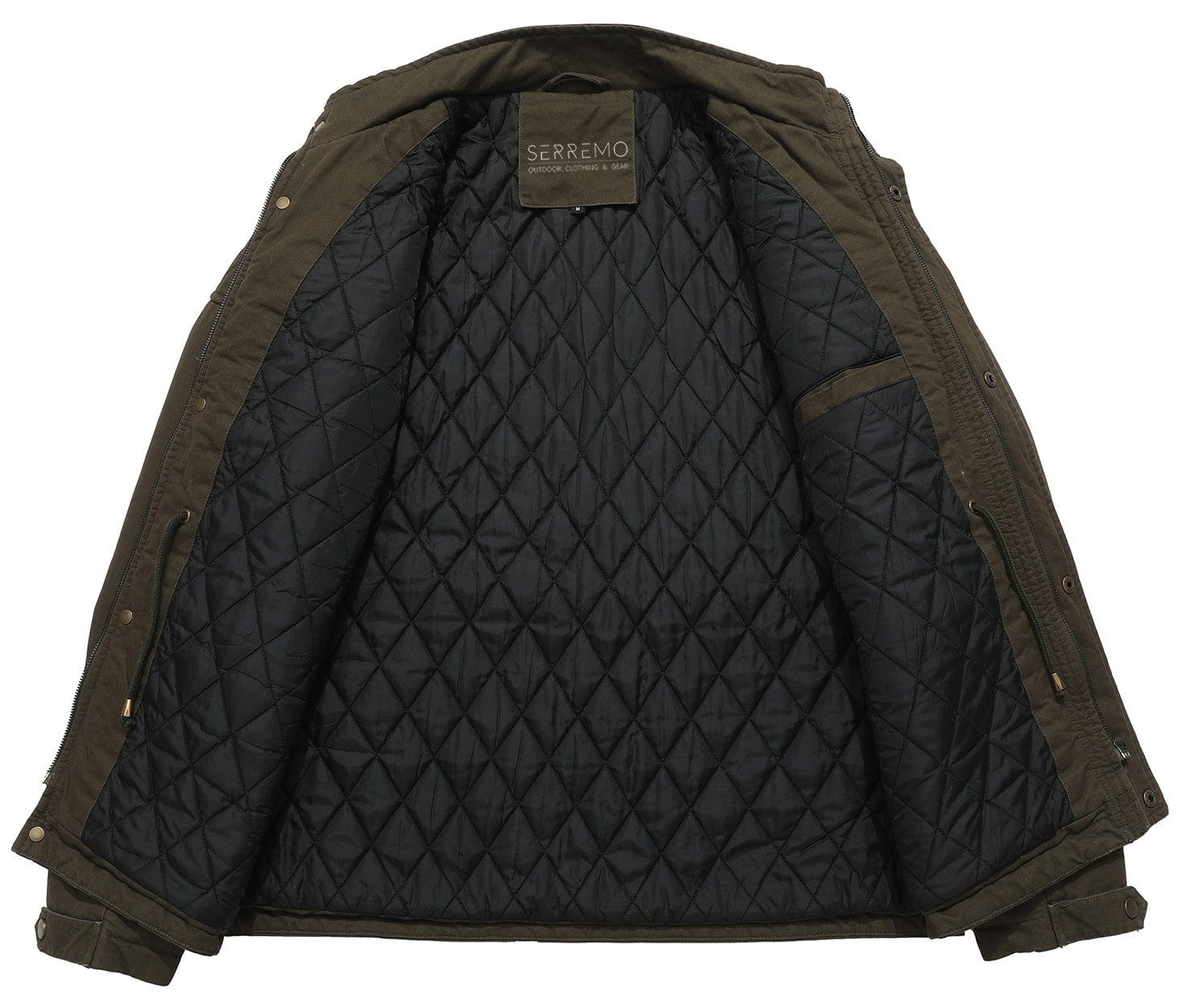 Outpost Jacket – Men's Quilted Field Jacket – Utility Pocket Coat Cole Hampton