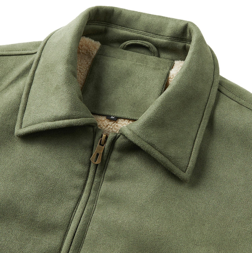 Ranger Jacket – Men's Fleece-Lined Jacket – Stand Collar Warm Cole Hampton