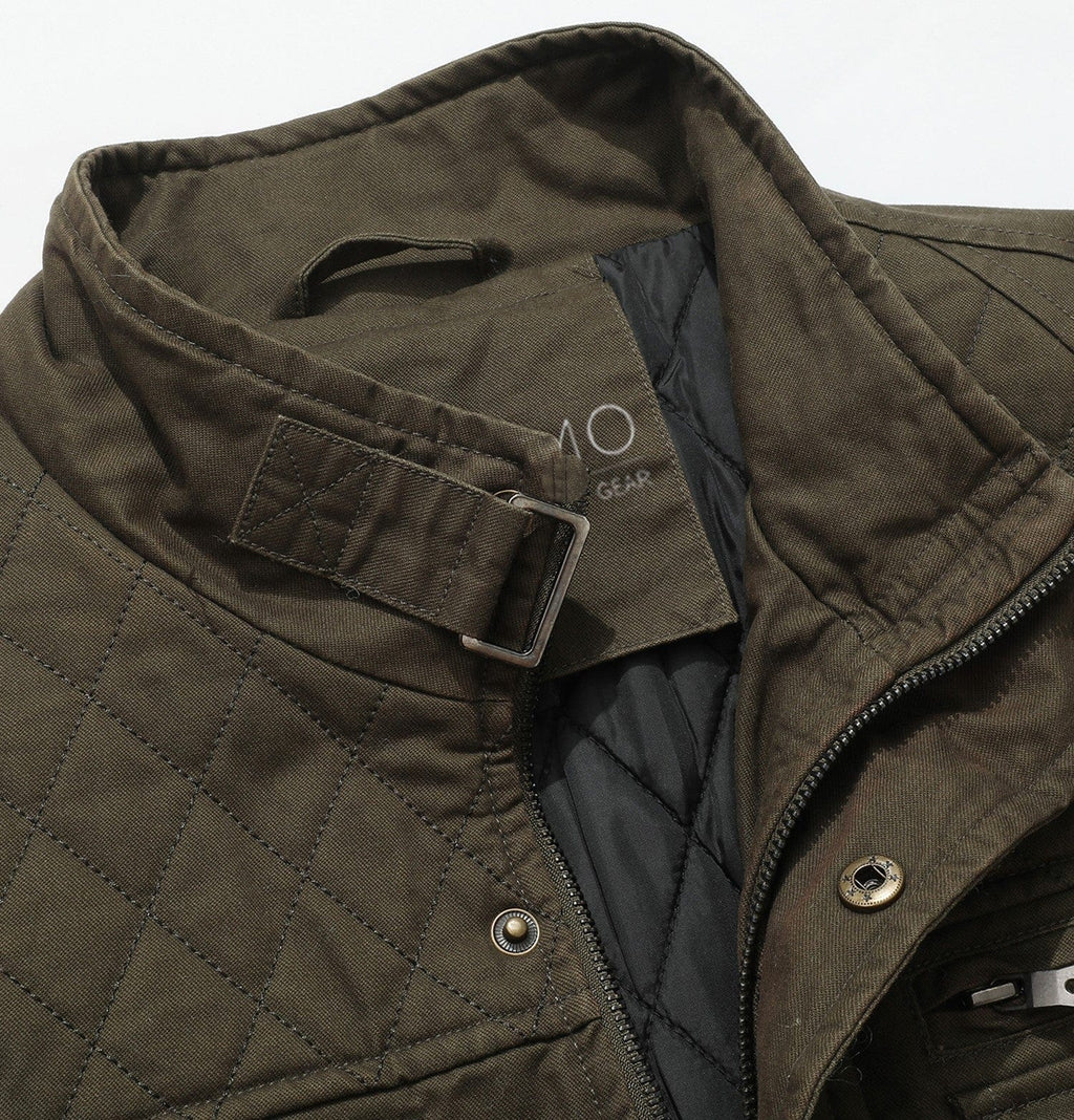 Outpost Jacket – Men's Quilted Field Jacket – Utility Pocket Coat Cole Hampton