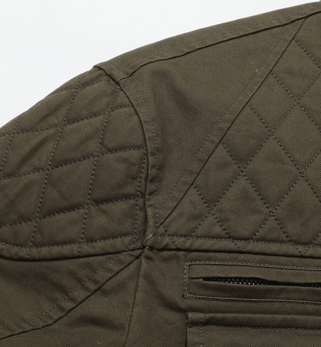 Outpost Jacket – Men's Quilted Field Jacket – Utility Pocket Coat Cole Hampton
