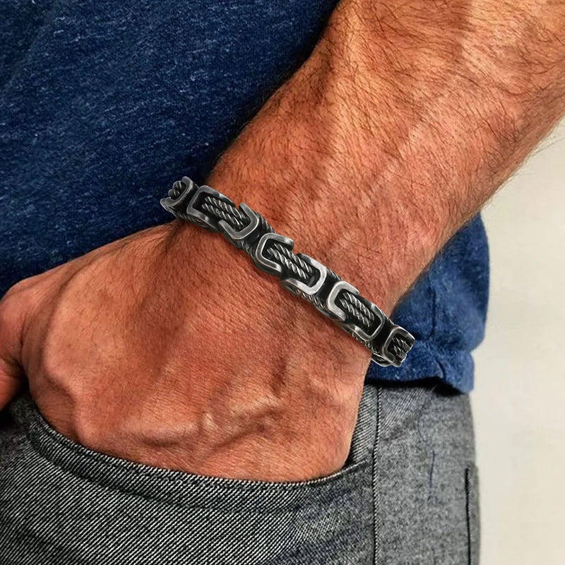 Alessandro Veneti Byzantine Twisted Link Bracelet Cole Hampton