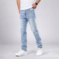 Alessandro Veneti Washed Denim Jeans Ash & Harbor
