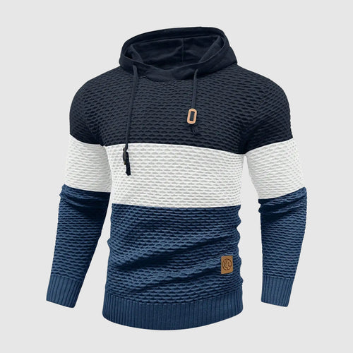 Alessandro Veneti Triple Tone Knit Pullover Ash & Harbor