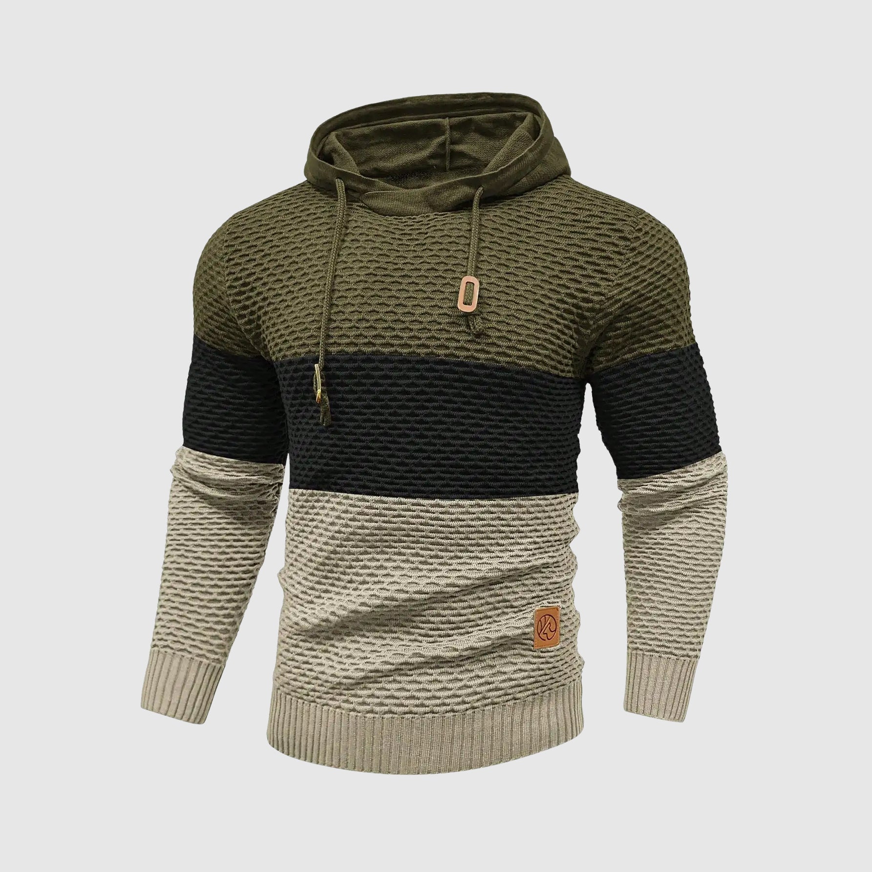 Alessandro Veneti Triple Tone Knit Pullover Ash & Harbor
