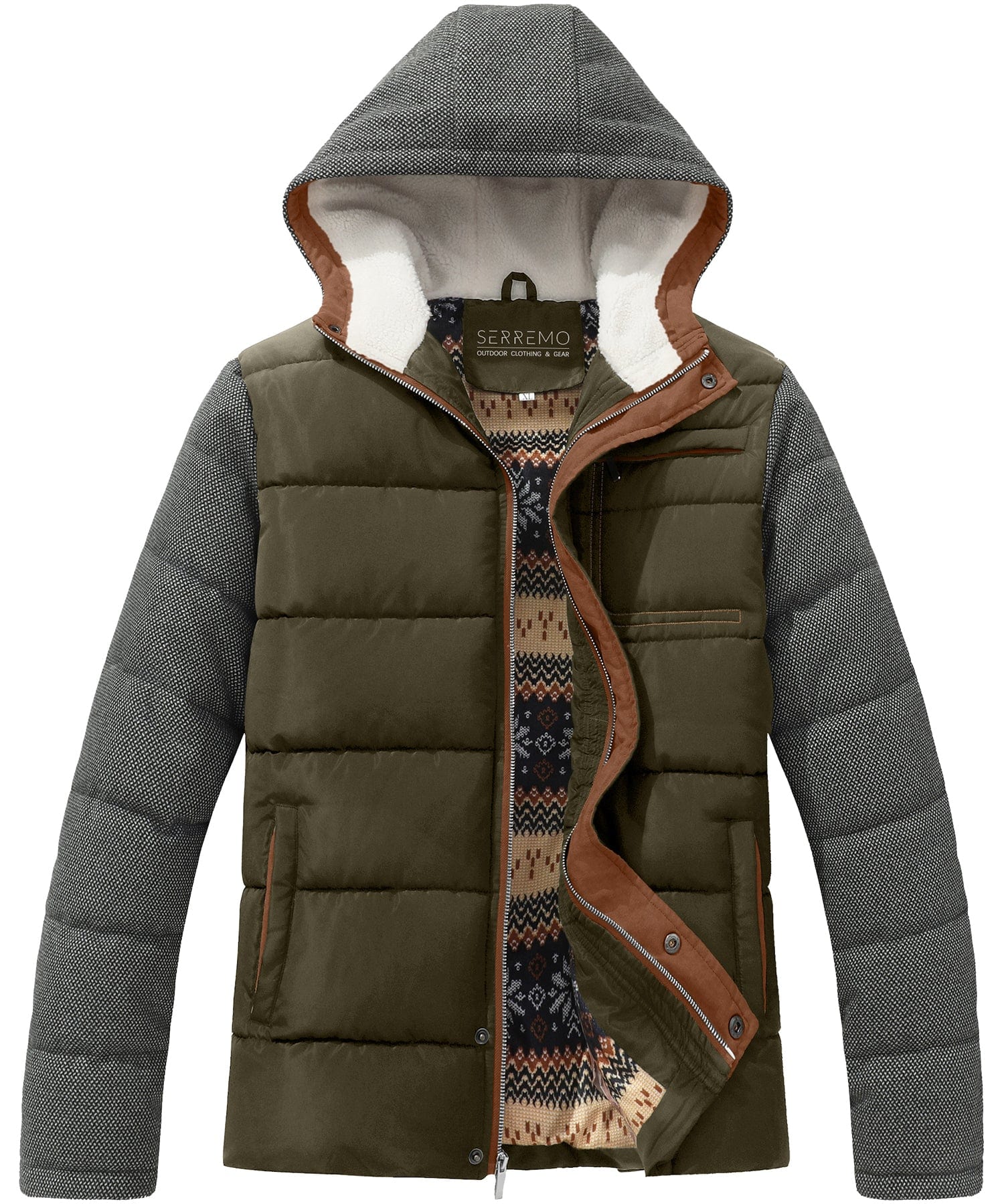 Pillar Jacket – Men's Hybrid Puffer Jacket – Weather-Resistant Insulated Cole Hampton