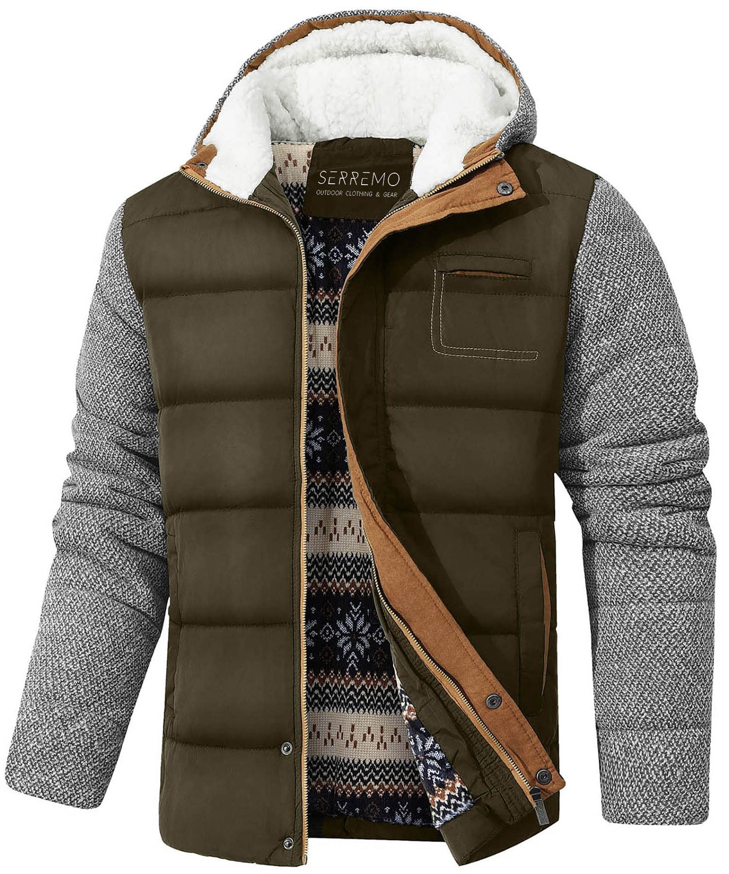 Pillar Jacket – Men's Hybrid Puffer Jacket – Weather-Resistant Insulated Cole Hampton