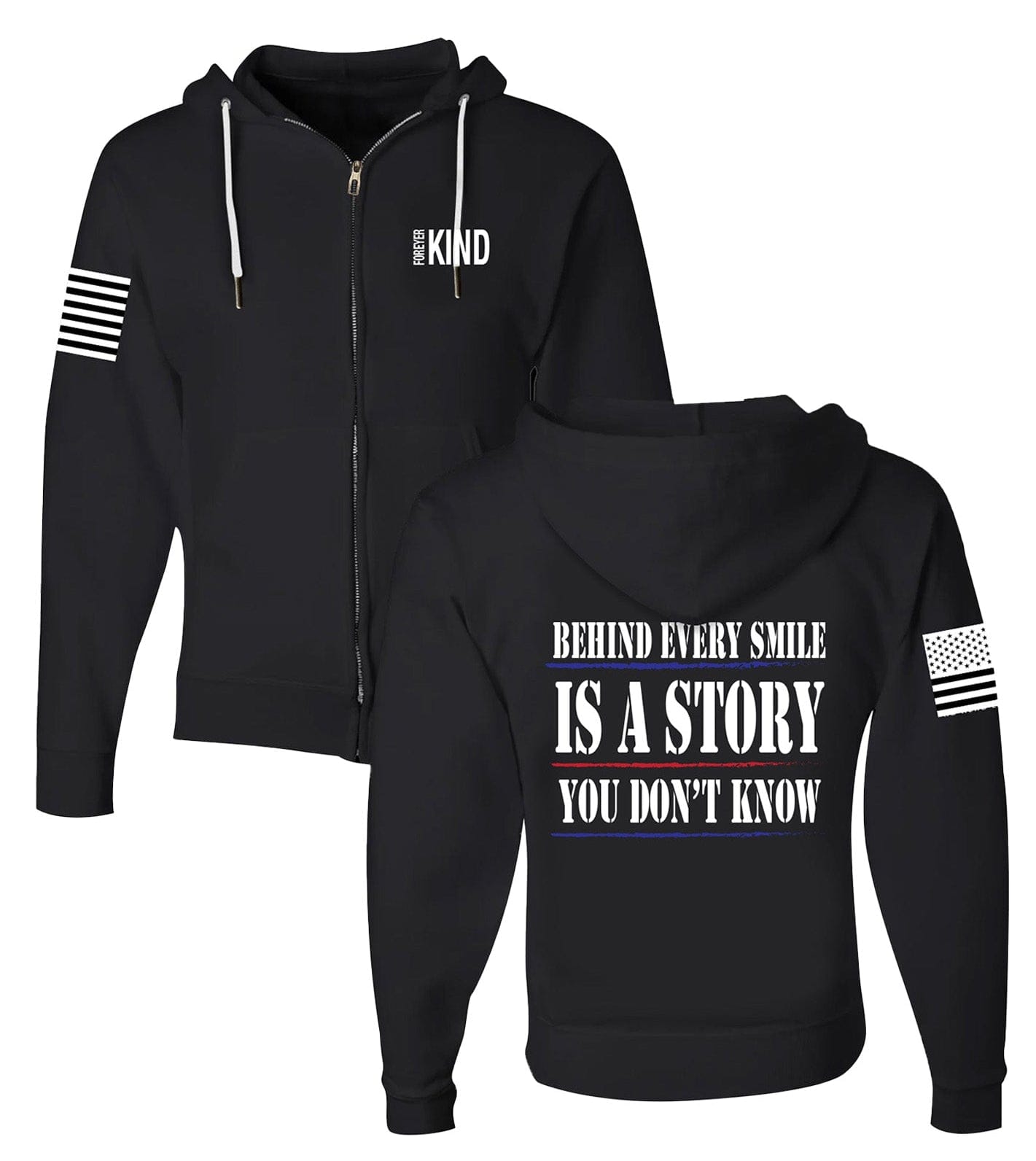 Patriot Hoodie – Men's Heavyweight Graphic Fleece Hoodie – Oversized Statement Cole Hampton