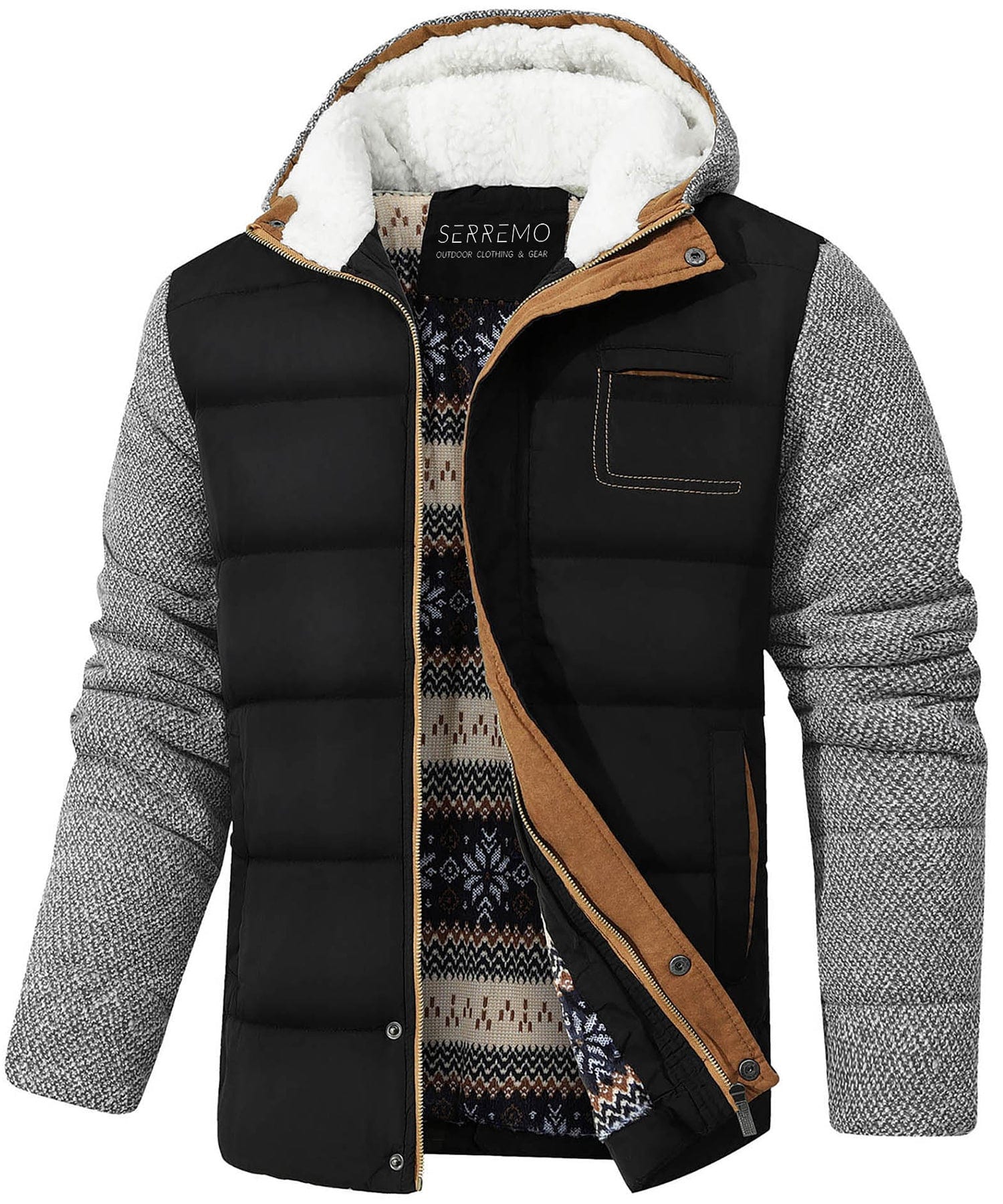 Pillar Jacket – Men's Hybrid Puffer Jacket – Weather-Resistant Insulated Cole Hampton