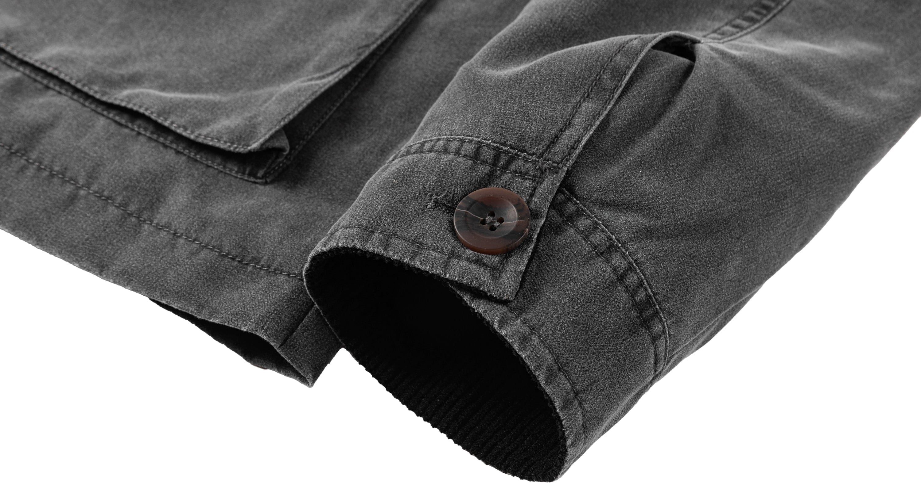 Regiment Jacket – Men's Canvas Field Jacket – Corduroy Collar Utility Cole Hampton
