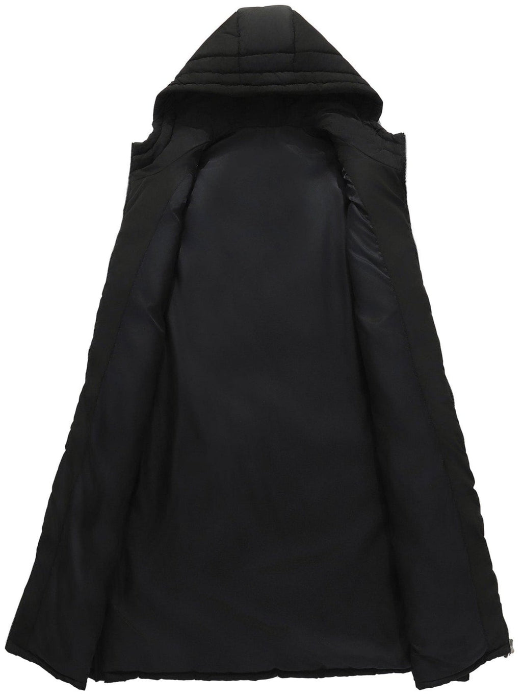 Skyline Vest – Men's Long Hooded Puffer Vest – Quilted Gilet Cole Hampton