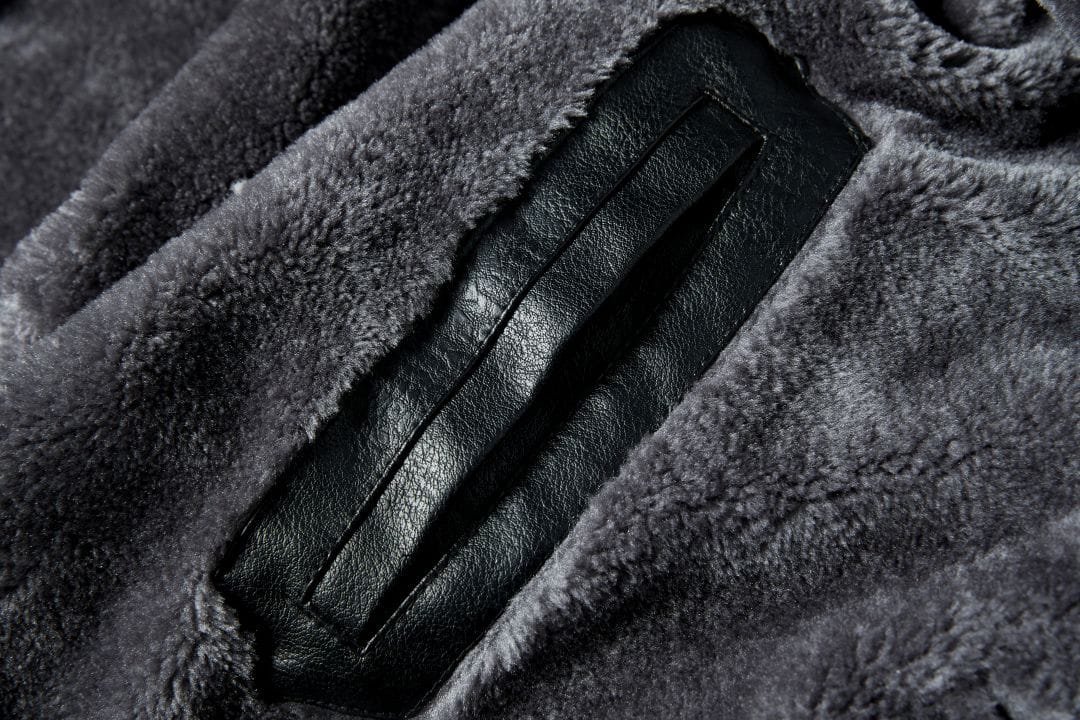 Tundra Patrol Coat – Men's Faux Leather Winter Coat – Fur-Lined Warm Cole Hampton
