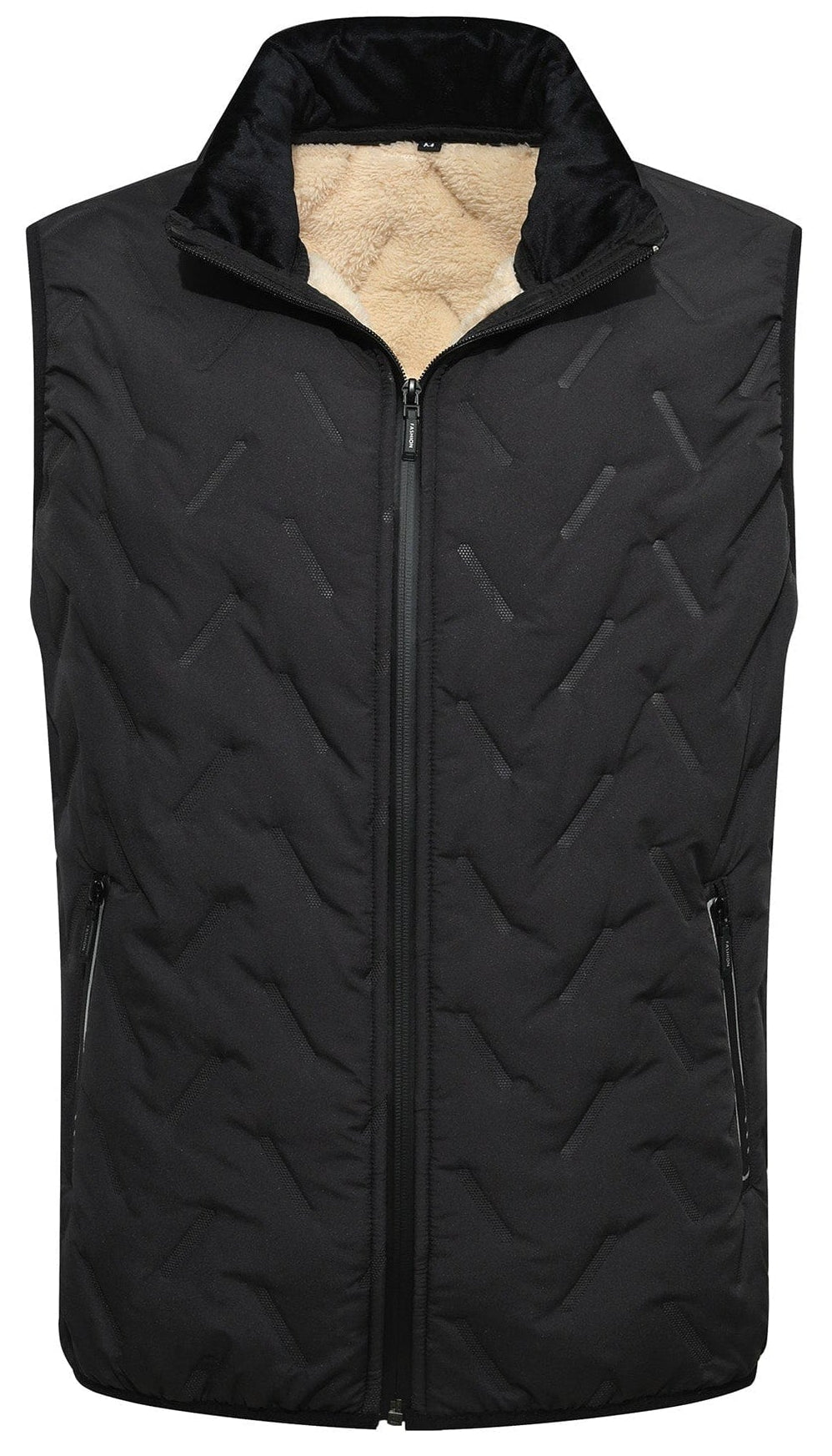 Horizon Vest – Men's Quilted Puffer Vest – High Collar Gilet Cole Hampton
