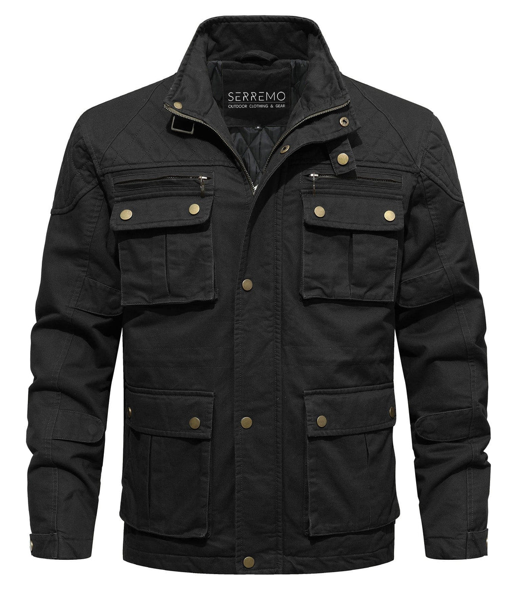 Outpost Jacket – Men's Quilted Field Jacket – Utility Pocket Coat Cole Hampton