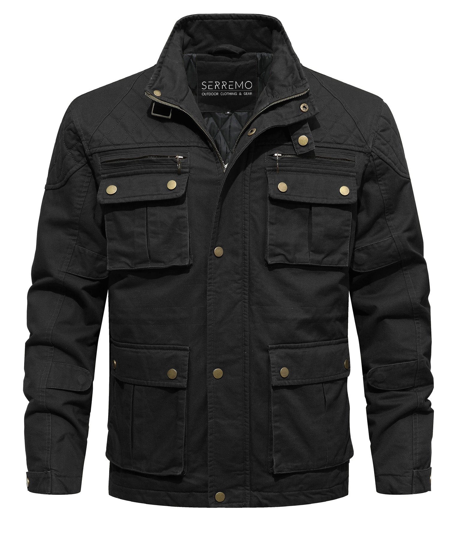 Outpost Jacket – Men's Quilted Field Jacket – Utility Pocket Coat Cole Hampton