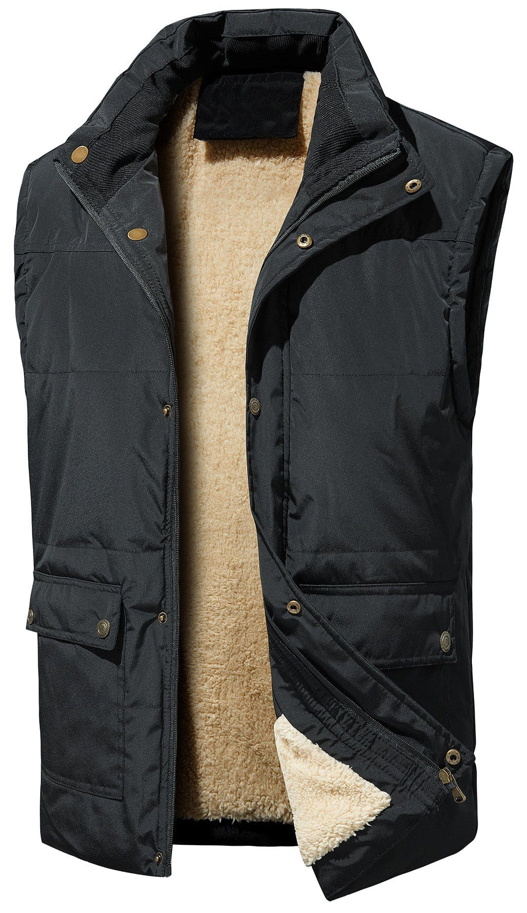 Apex Vest – Men's Hooded Puffer Vest – Insulated Gilet Cole Hampton